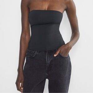 Aritzia Black Contour Tube Top